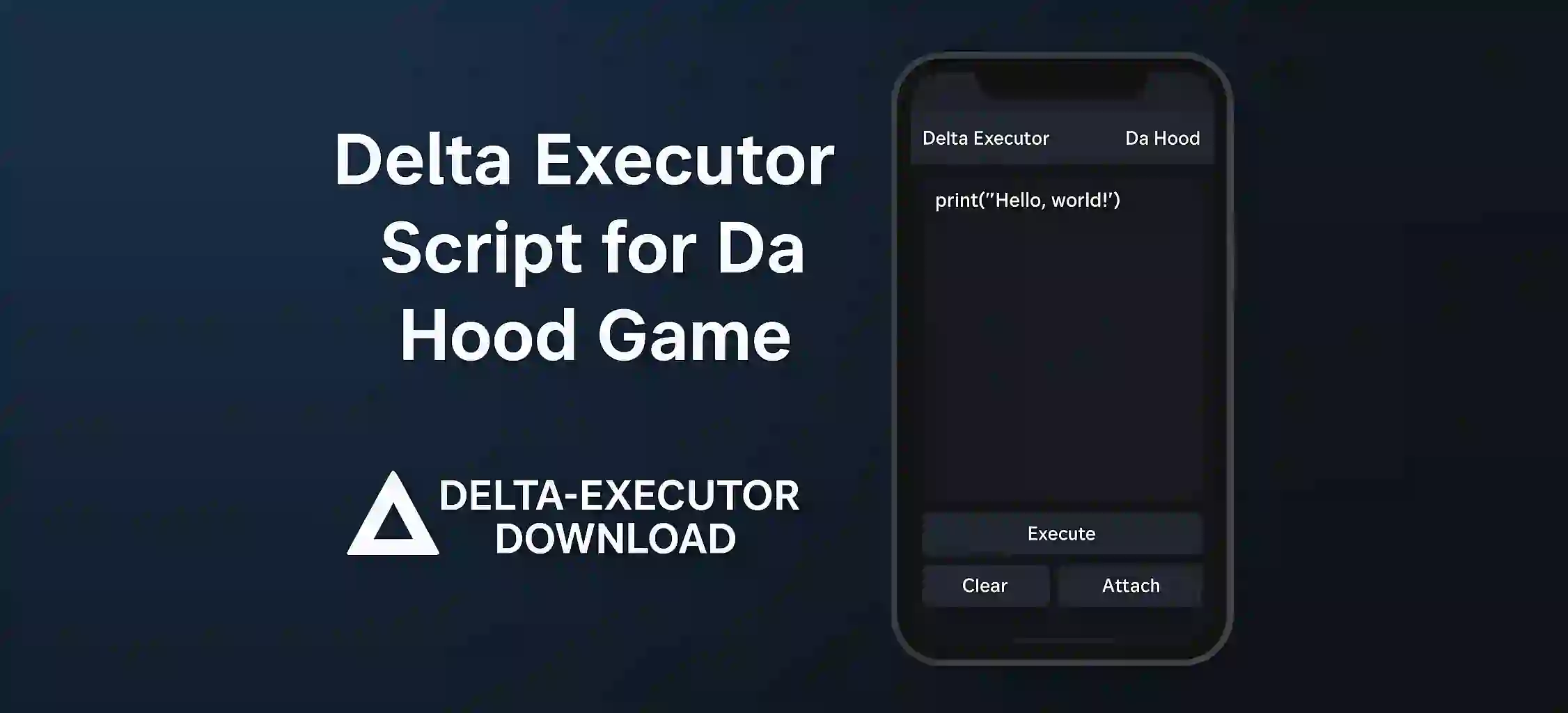 Delta Executor Script for Da Hood Game