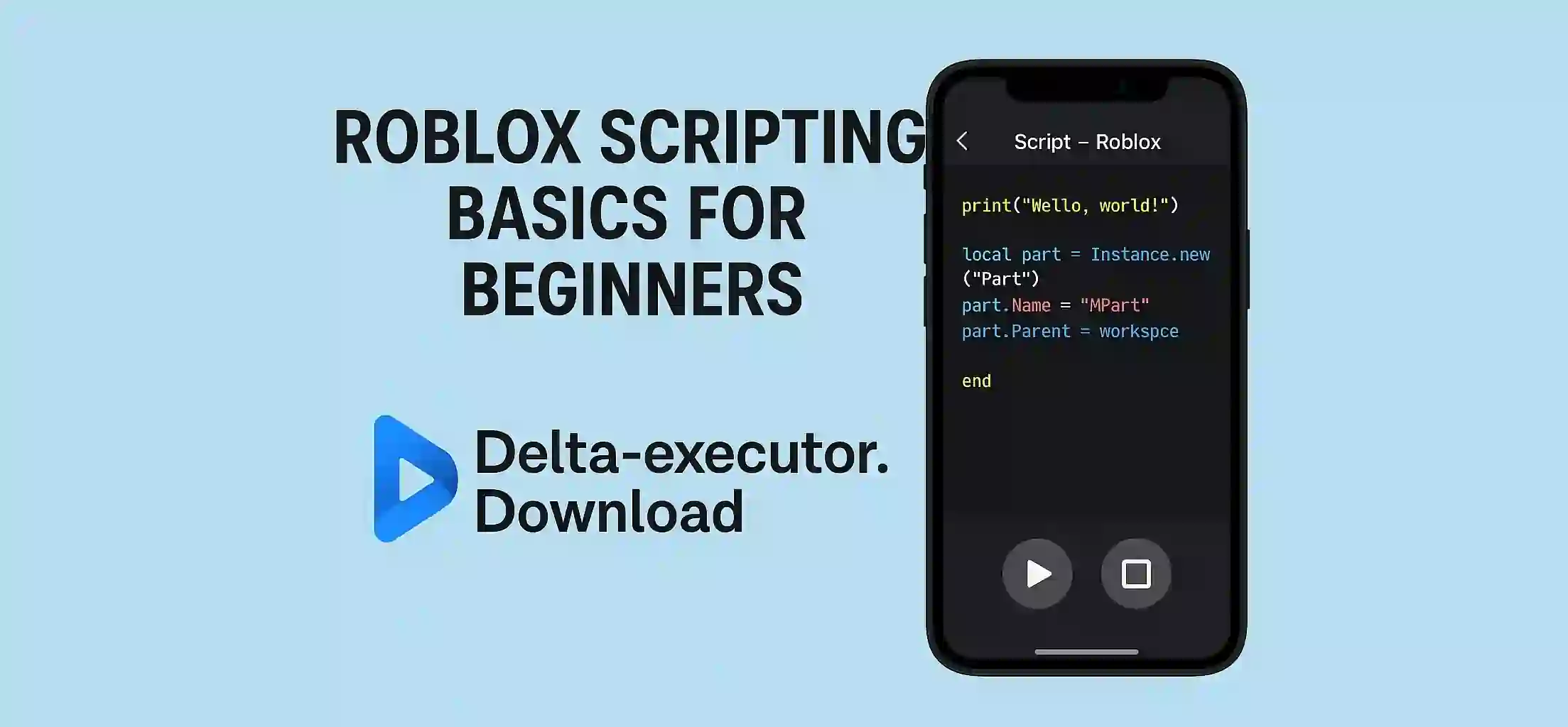Roblox Scripting Basics for Beginners